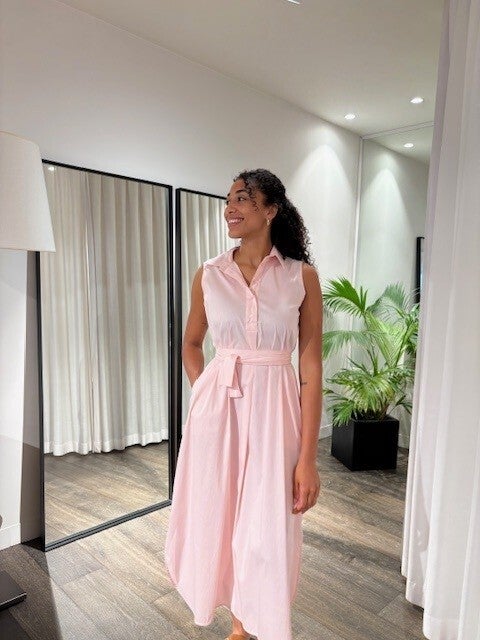 SCAPA FLOW DRESS BROOKLYN PINK