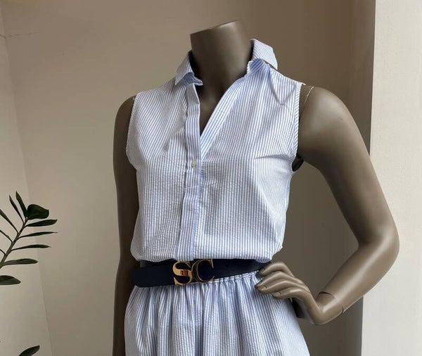 SCAPA FLOW SHIRT ADINDA LT BLUE en LT PINK