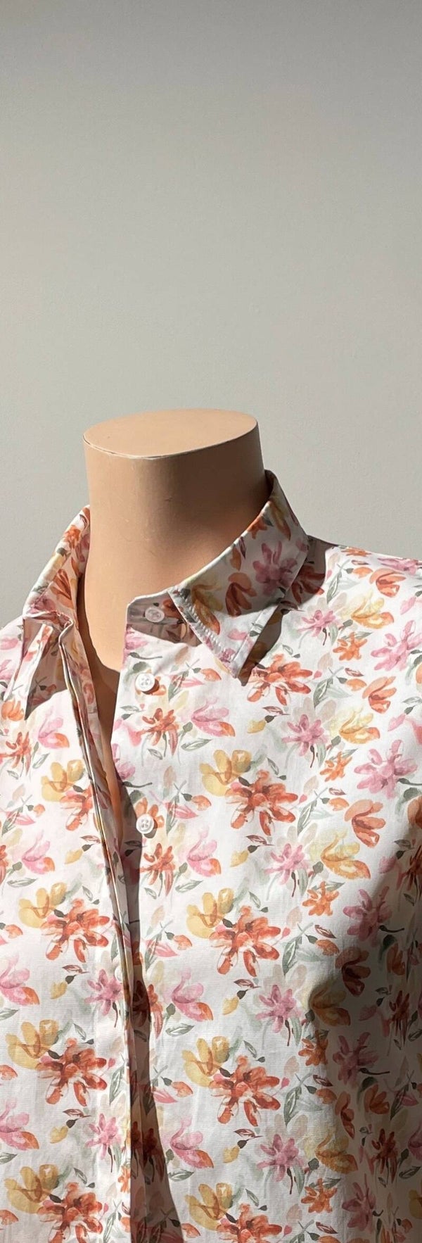 SCAPA FLOW SHIRT HELINA CPALM OLD PINK en NAVY