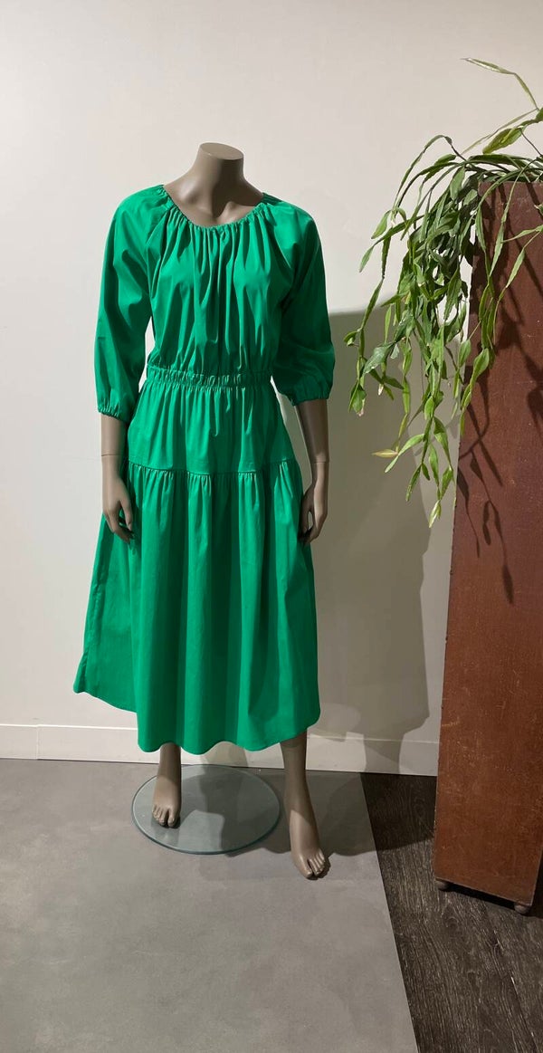 SCAPA FLOW DRESS MELANIA GREEN