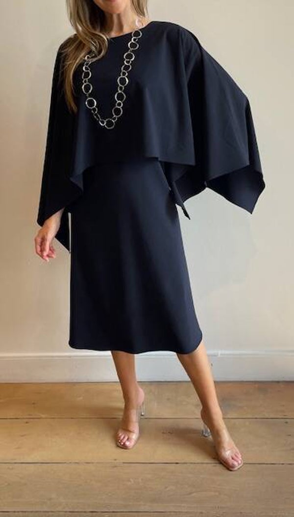 SCAPA DRESS THELMA DK NAVY