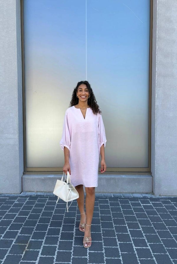 SCAPA FLOW DRESS EWING LT PINK