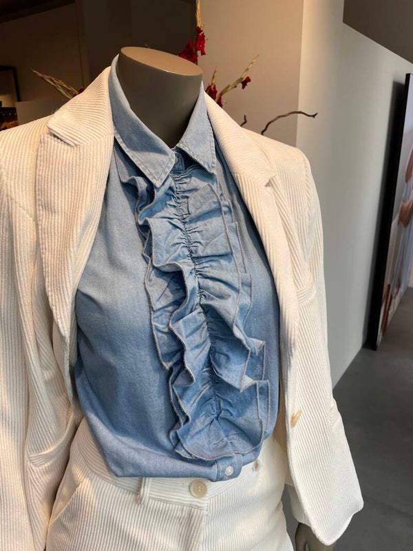 SCAPA FLOW SHIRT ROSE DENIM BLUE