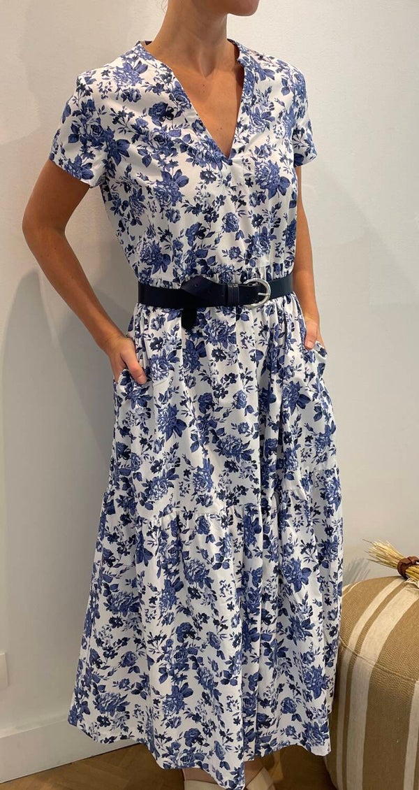 SCAPA FLOW DRESS DAFFY NAVY