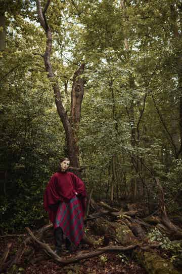 SCAPA SKIRT HAILEY RED