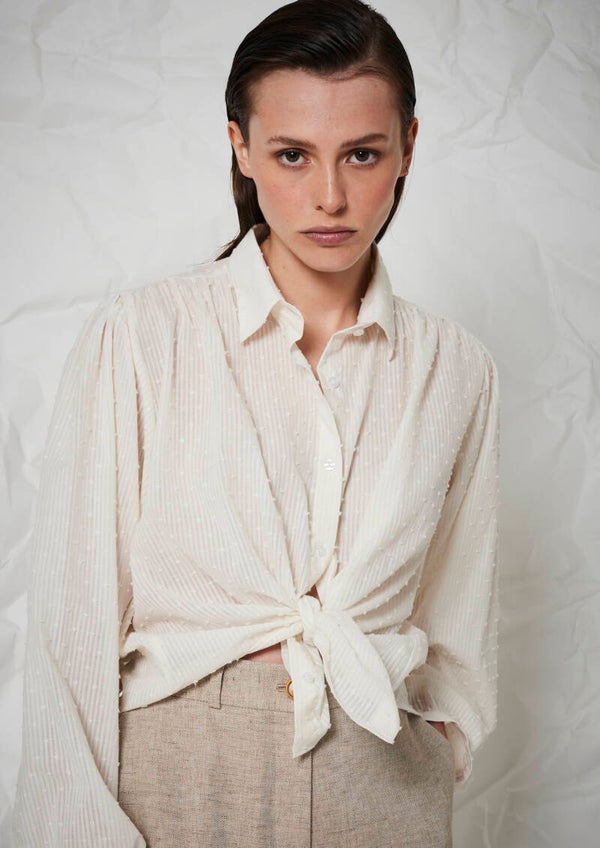 SCAPA FLOW SHIRT CASSANDRA OFF WHITE