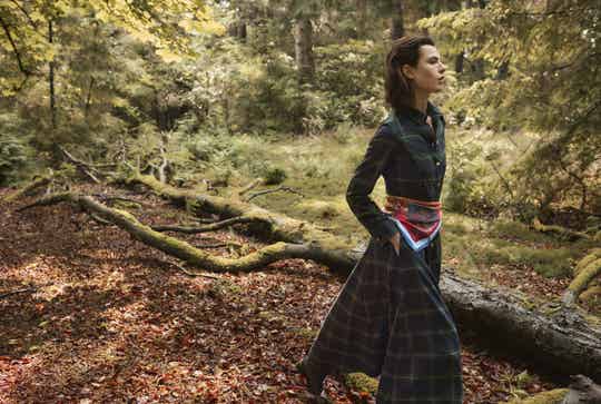 SCAPA DRESS CHARLIE NAVY