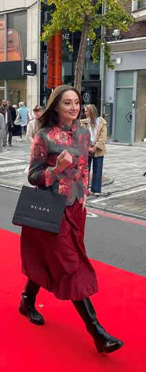 SCAPA SKIRT EVELIN BURGUNDY