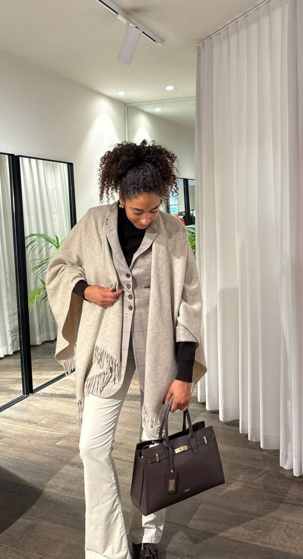 SCAPA SHAWL DOMINIQ NATURAL