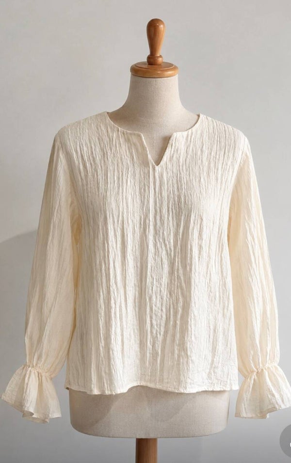 SCAPA FLOW SHIRT KIKO 2 kleuren: OFF WHITE en BEIGE