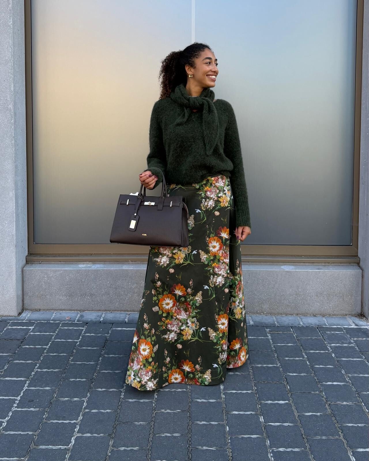 SCAPA SKIRT ODINA BIS DK KHAKI