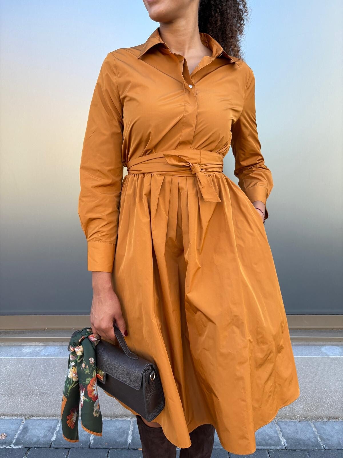 SCAPA DRESS SERINA OCRE