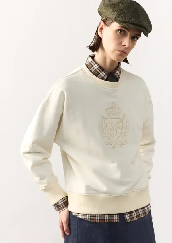 SCAPA SPORTS SWEATER SHO 2 kleuren  IVORY en DK NAVY