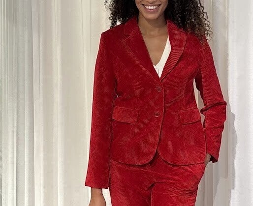 SCAPA FLOW JACKET MARTINA RED VELOURS