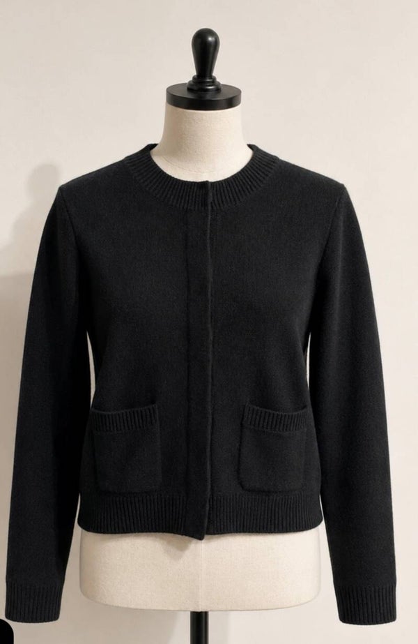 FFC CARDIGAN 16021 : 3 kleuren zwart/ beige/ dark navy