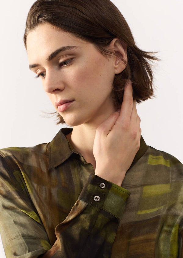 SCAPA FLOW SHIRT HELINA OLIVE