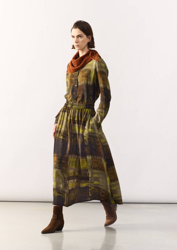 SCAPA FLOW SKIRT CHEYENNE OLIVE