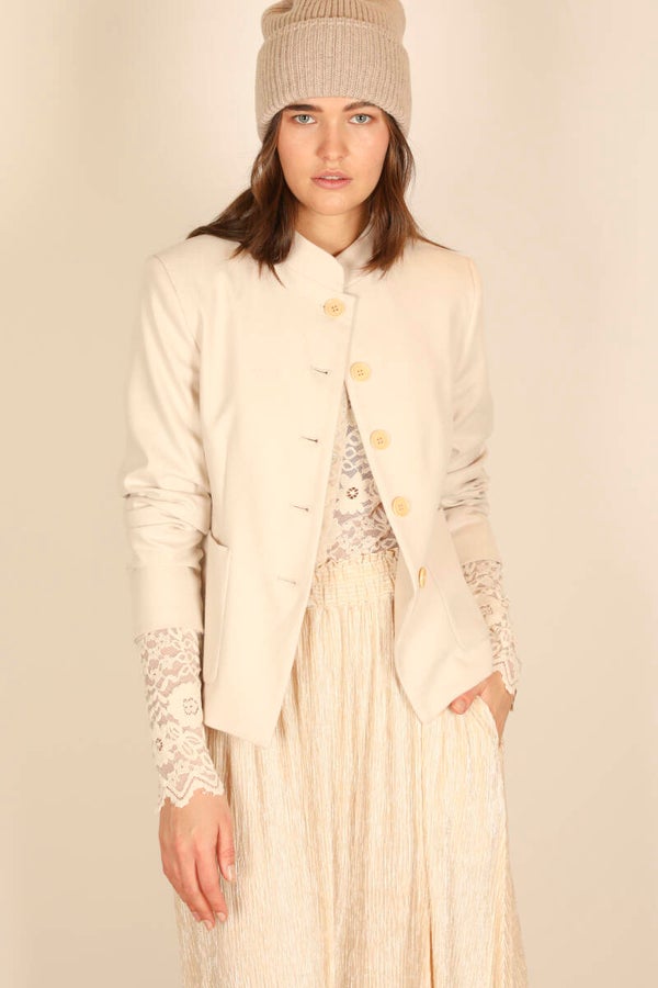SCAPA FLOW JACKET GLASGOW IVORY