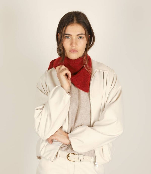 SCAPA FLOW SHAWL CUTE 2 kleuren: RED en RUST