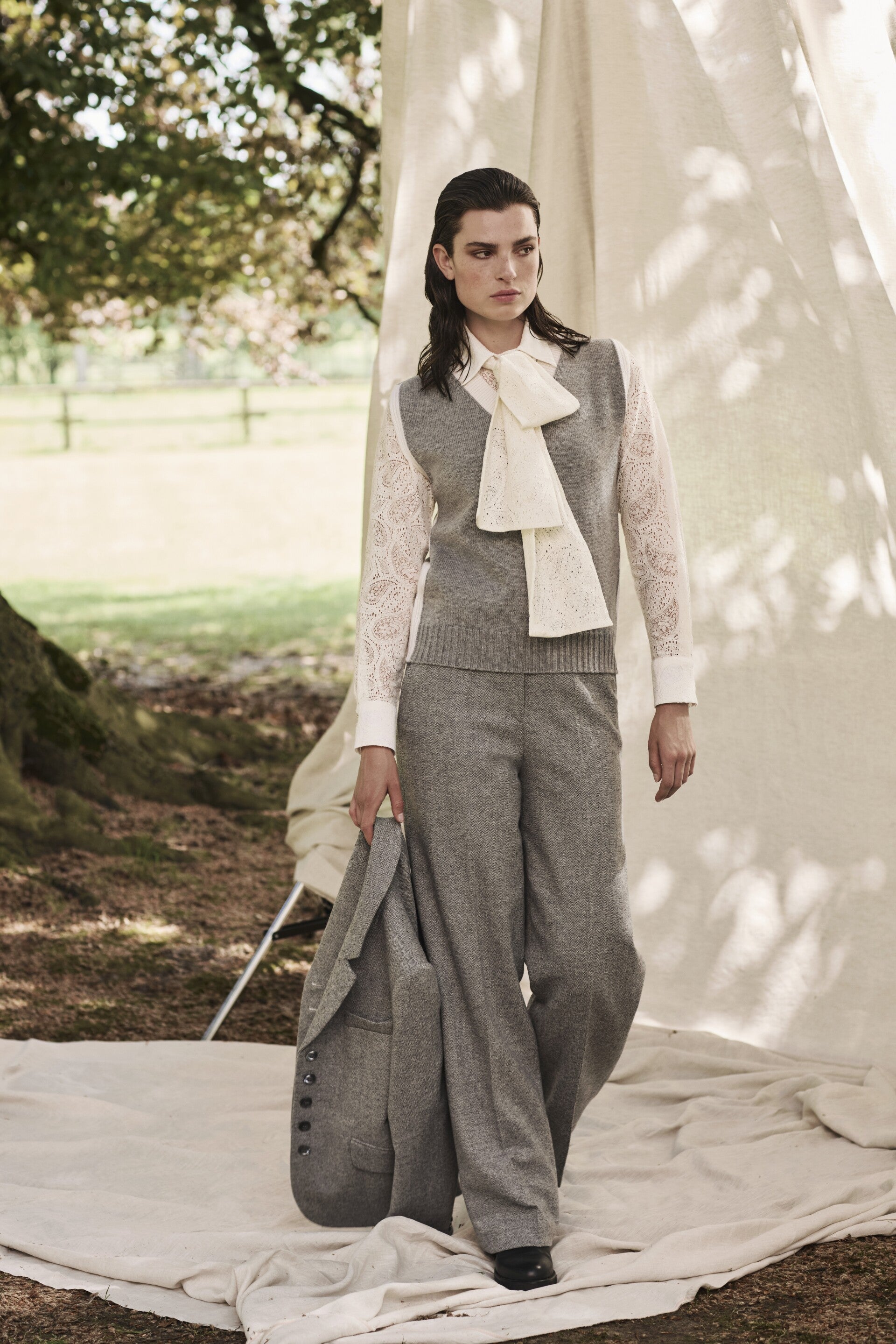 SCAPA SHIRT JULIA 2 KLEUREN:  OFF WHITE en BLACK