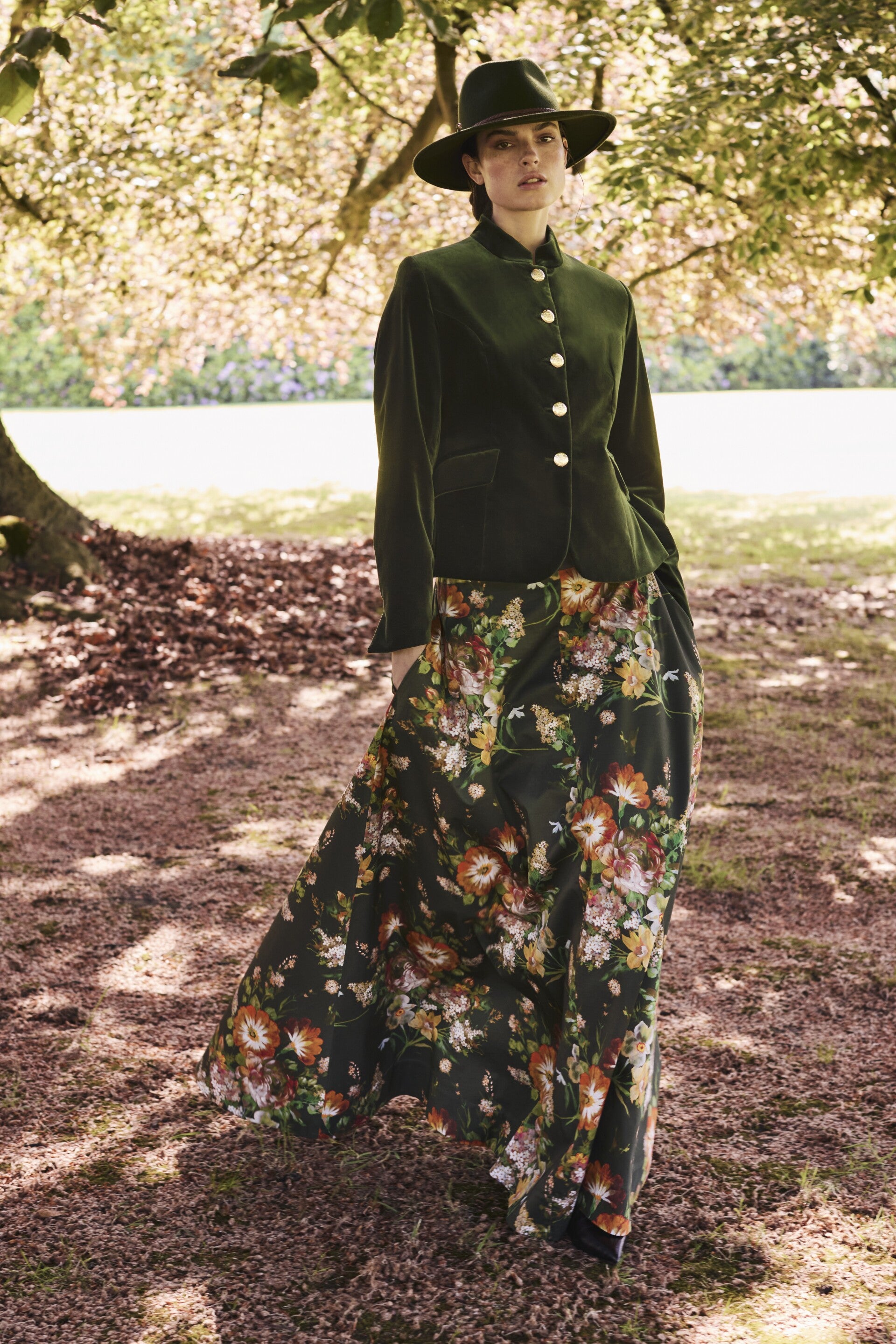SCAPA SKIRT ODINA BIS DK KHAKI