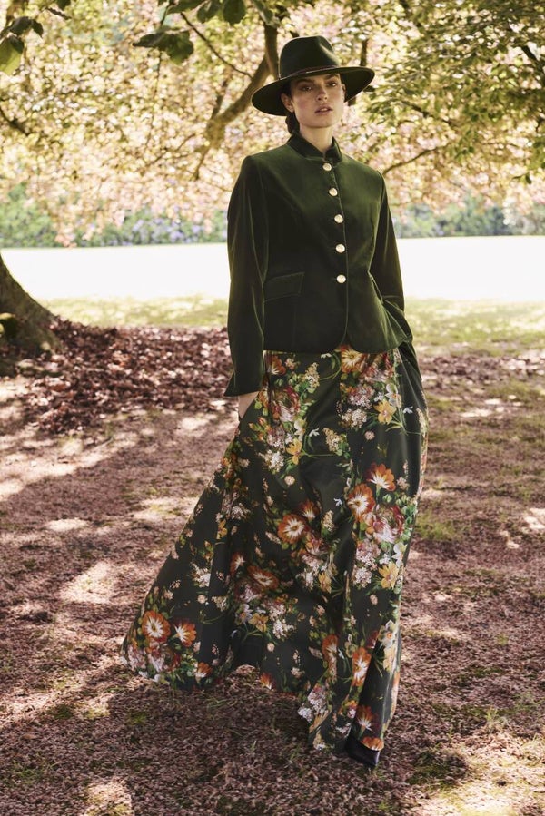 SCAPA SKIRT ODINA BIS DK KHAKI