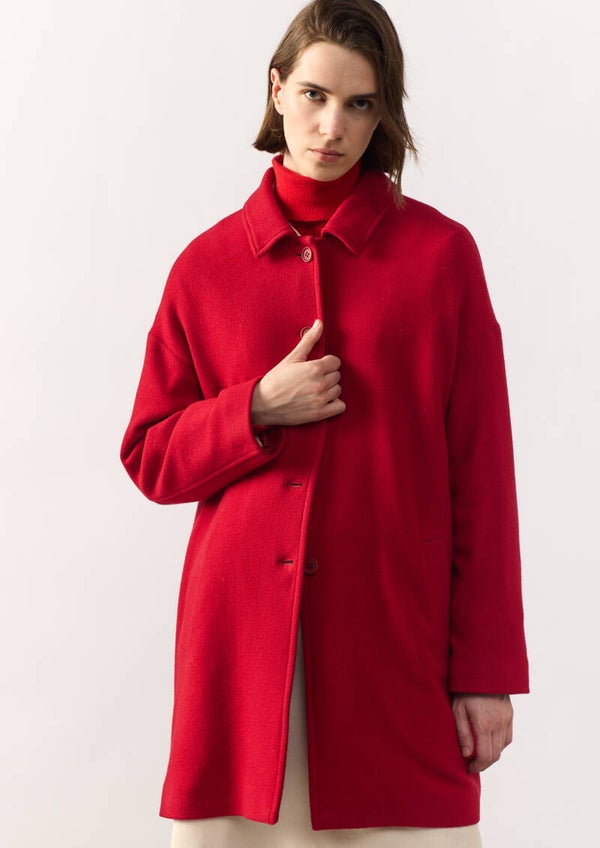 SCAPA FLOW  COAT AMOR RED
