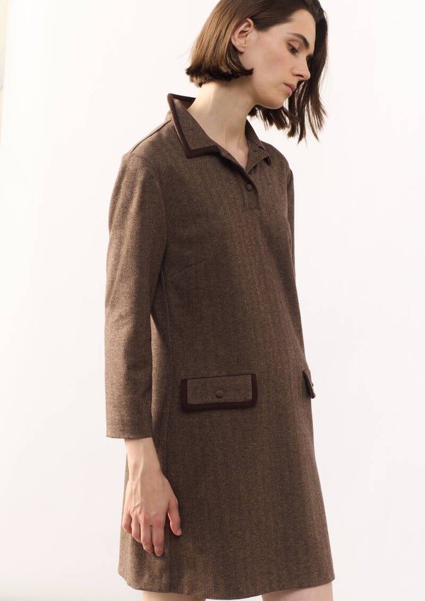 SCAPA FLOW DRESS PERRY BROWN