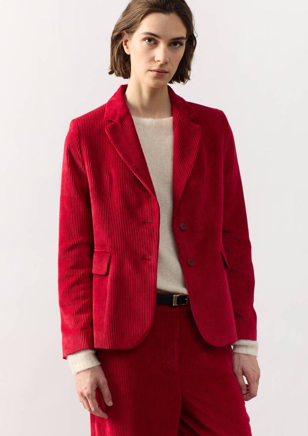 SCAPA FLOW JACKET MARTINE RED VELOURS
