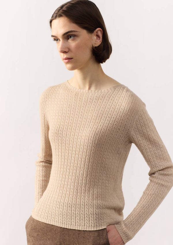 SCAPA FLOW PULL MANON  2 KLEUREN: BEIGE en LT BLUE