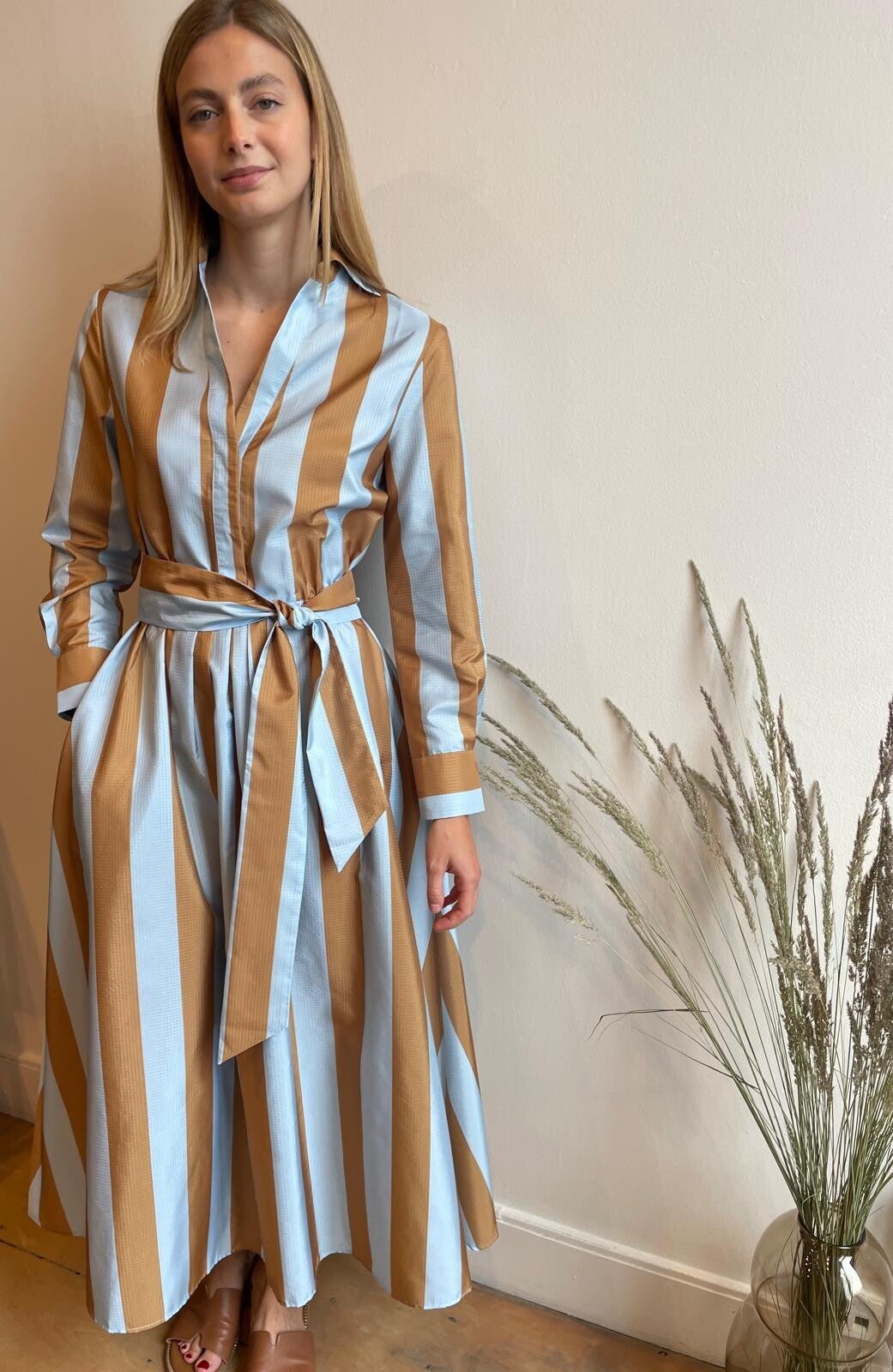 SCAPA DRESS SERAFIA CAMEL