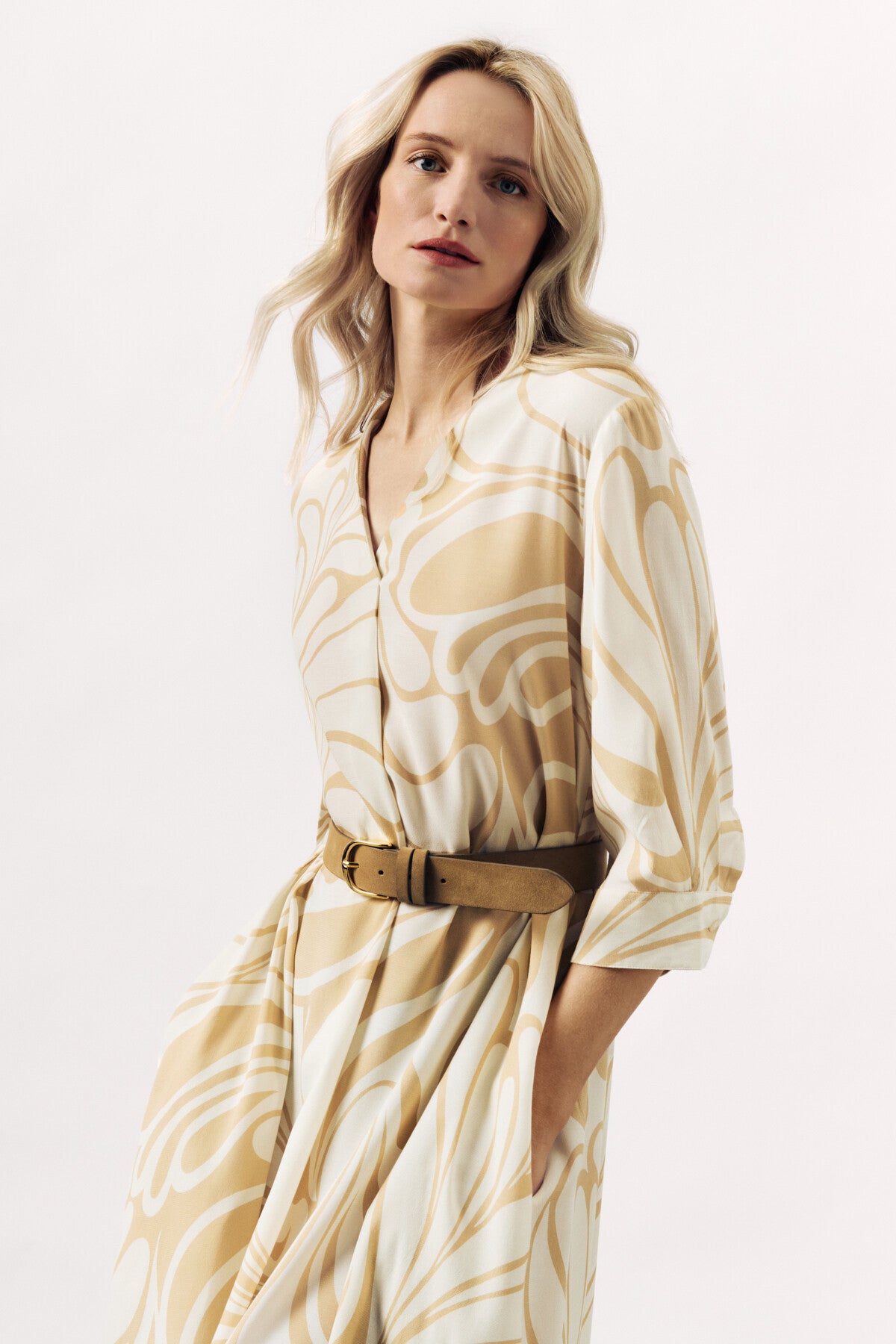 SCAPA FLOW DRESS YOLIJN  LT BEIGE