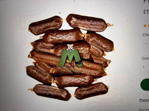 Venison sausages (small)