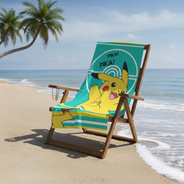 Pokémon Duschtuch - Weiches Badetuch für Kinder