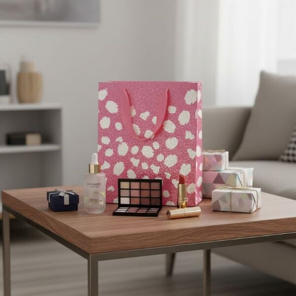 Holografische Rosa Geschenkbox für Geburtstage