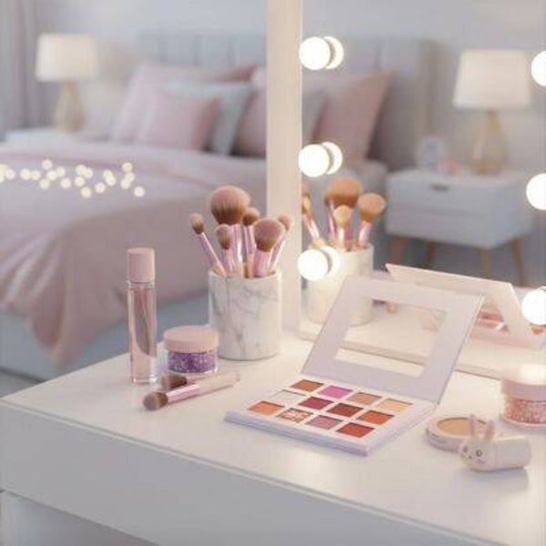 Disney Schminkpalette mit Spiegel - Geschenk für Disney Fans