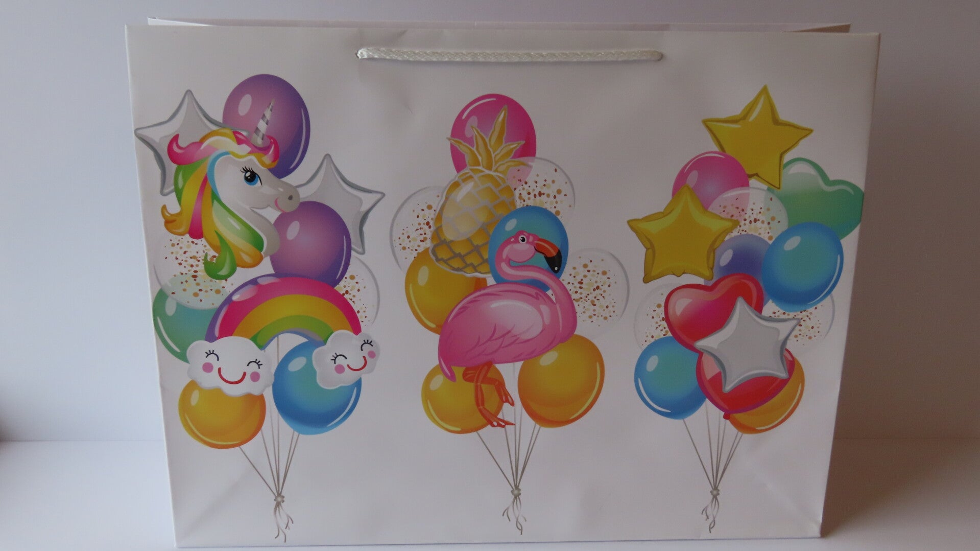 Einhorn mit Ballons