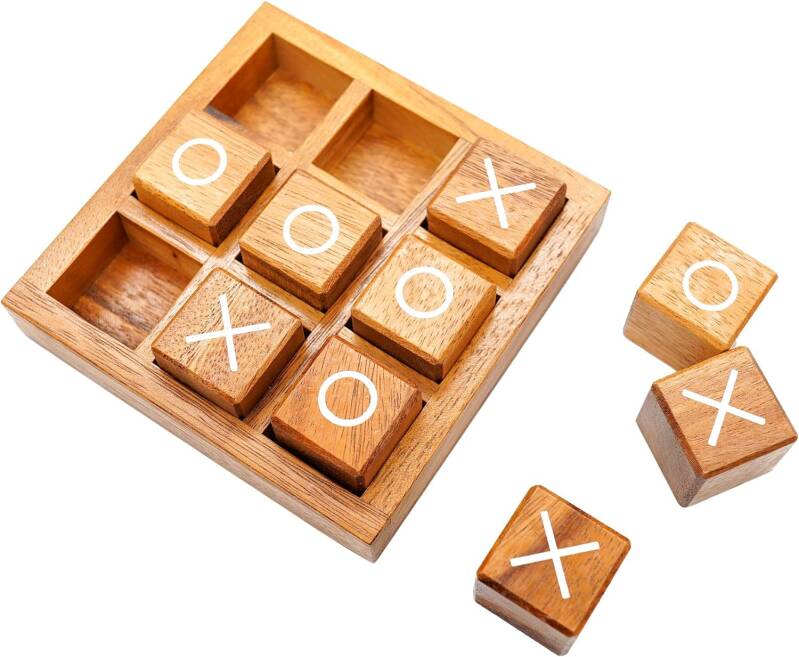 Tic Tac Toe Board Game - Farmhouse Decor