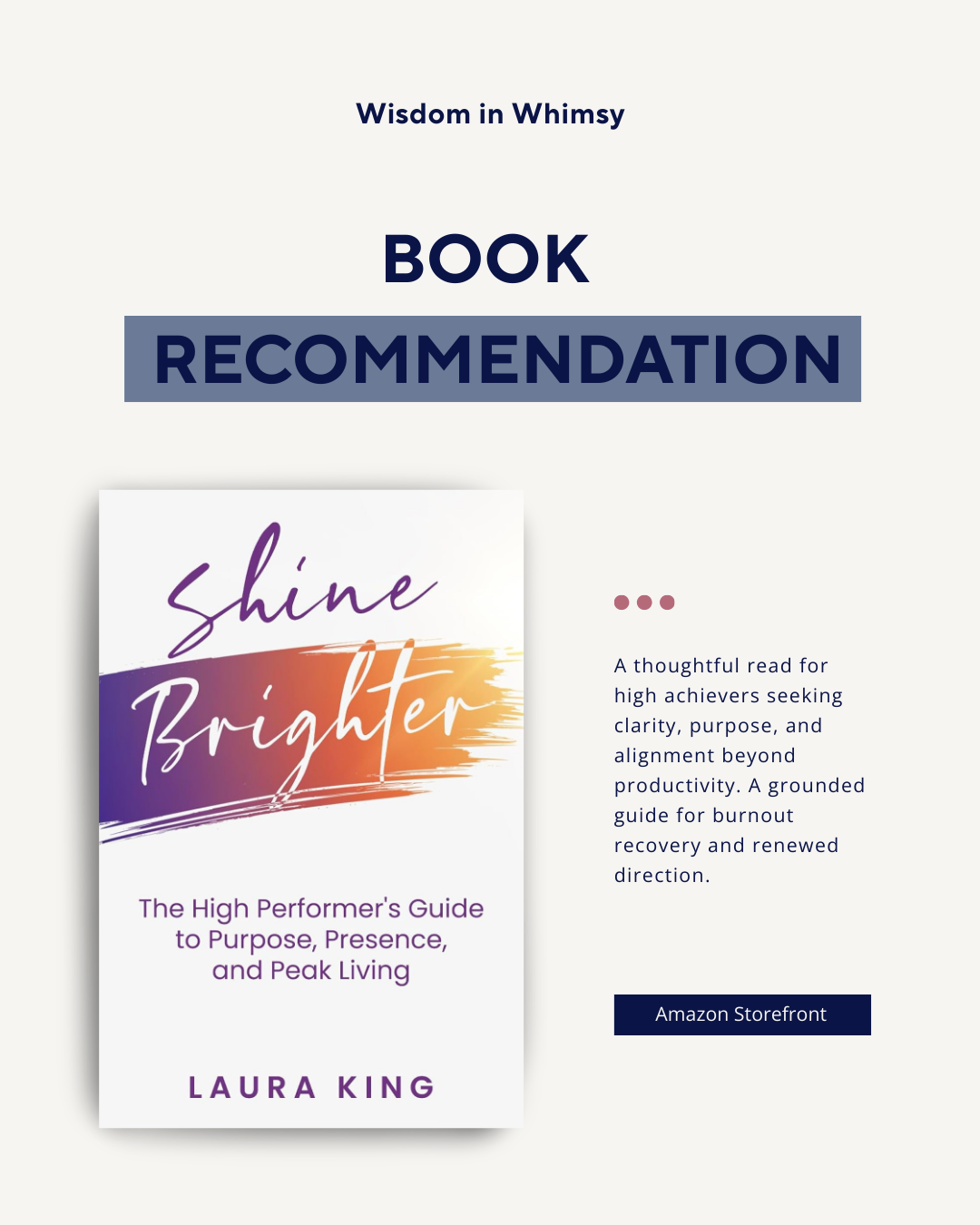 Shine Brighter Book Cover by Laura King