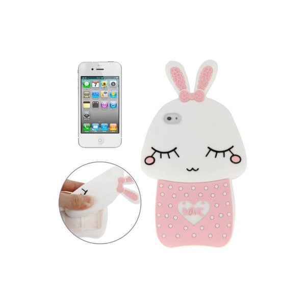 iPhone 4, 4s Silicone 3D Bunny Cover