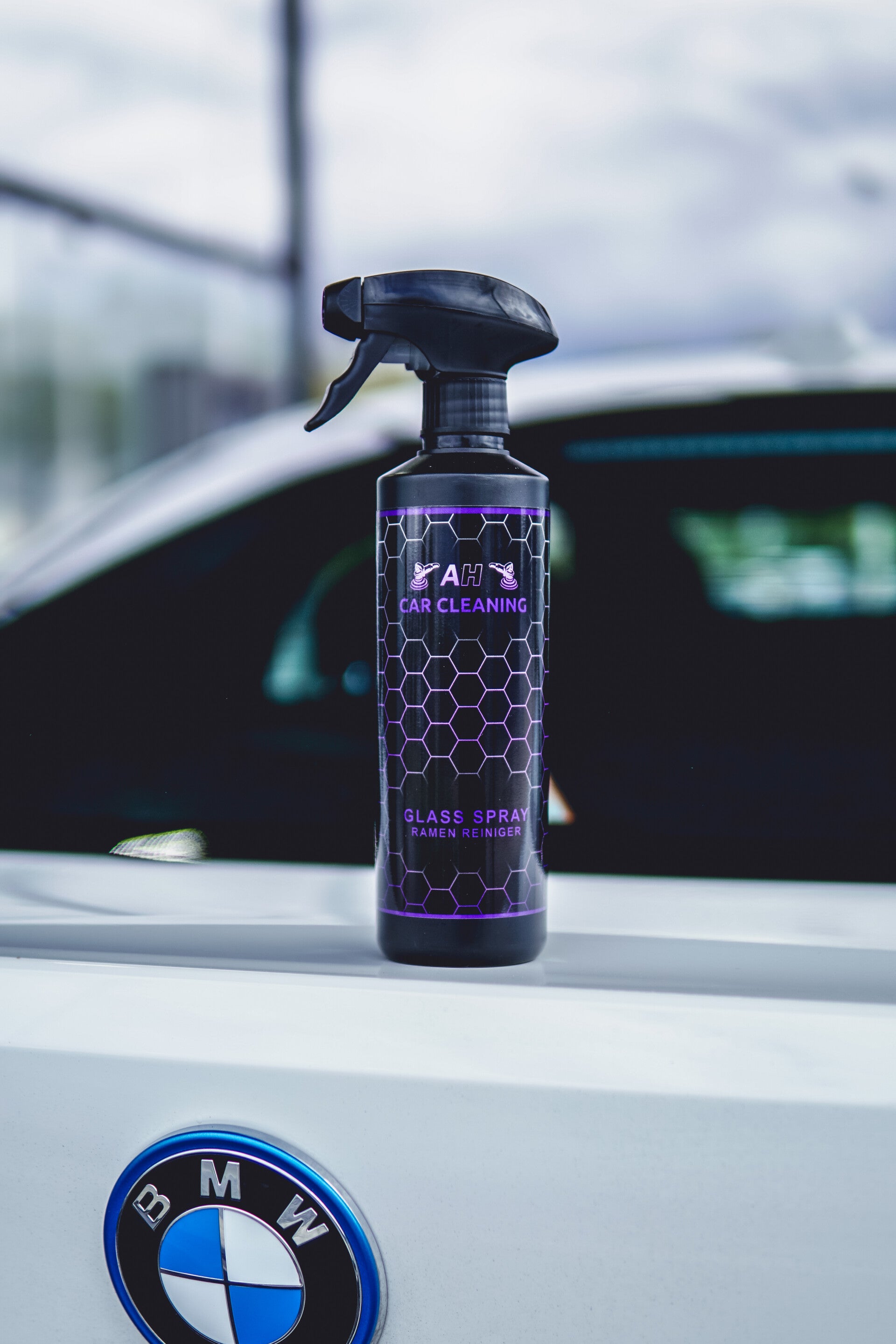 AH Car Cleaning GLASS SPRAY ramen reiniger