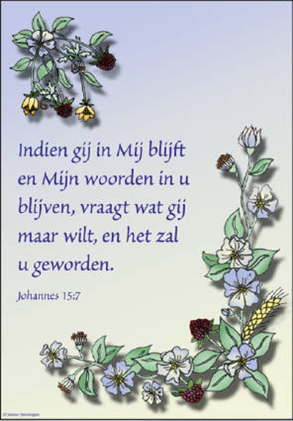 Miniposter 15053 - Johannes 15:7