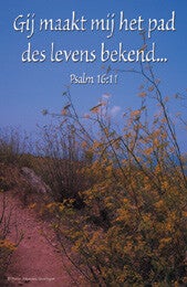 Bemoedigingskaartje CR15  -  Psalm 16:11
