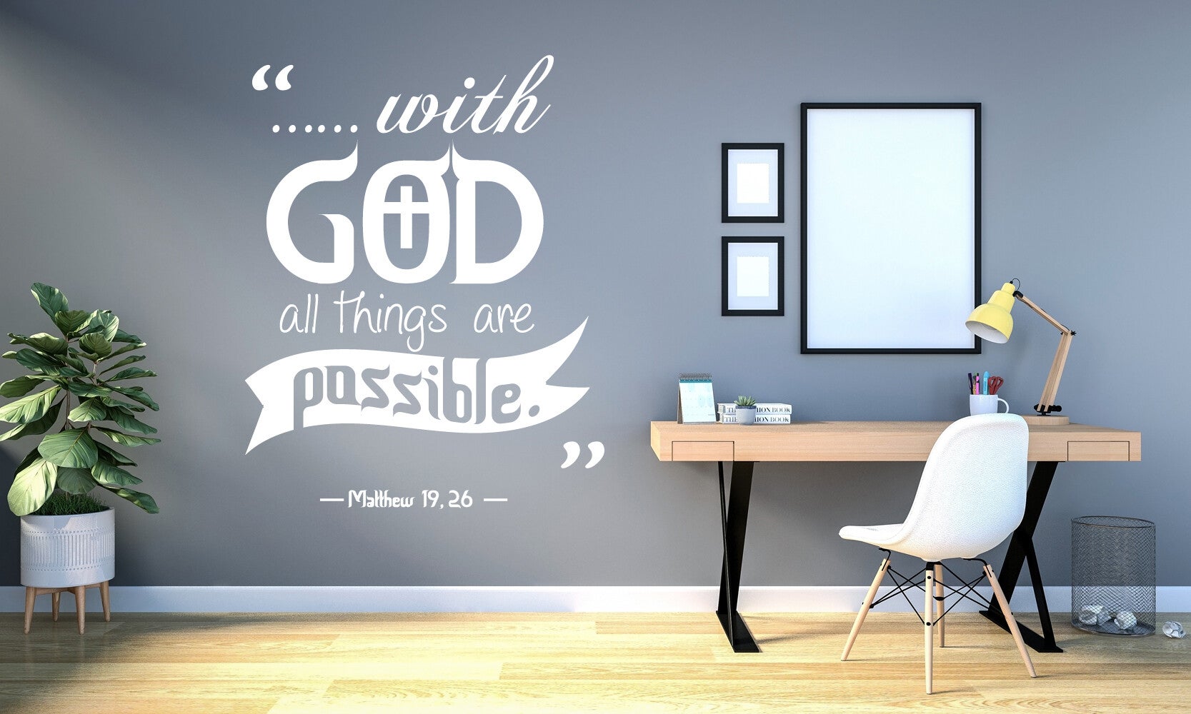 Muursticker 201102 - Matthew 19:26