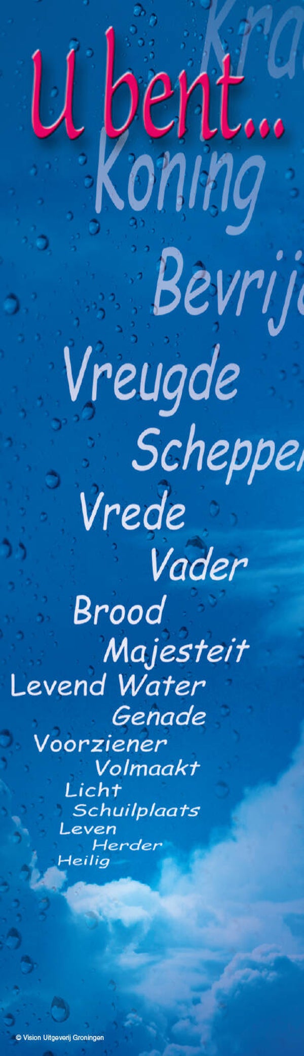 Boekenlegger BL37  -  Omdat U bent...