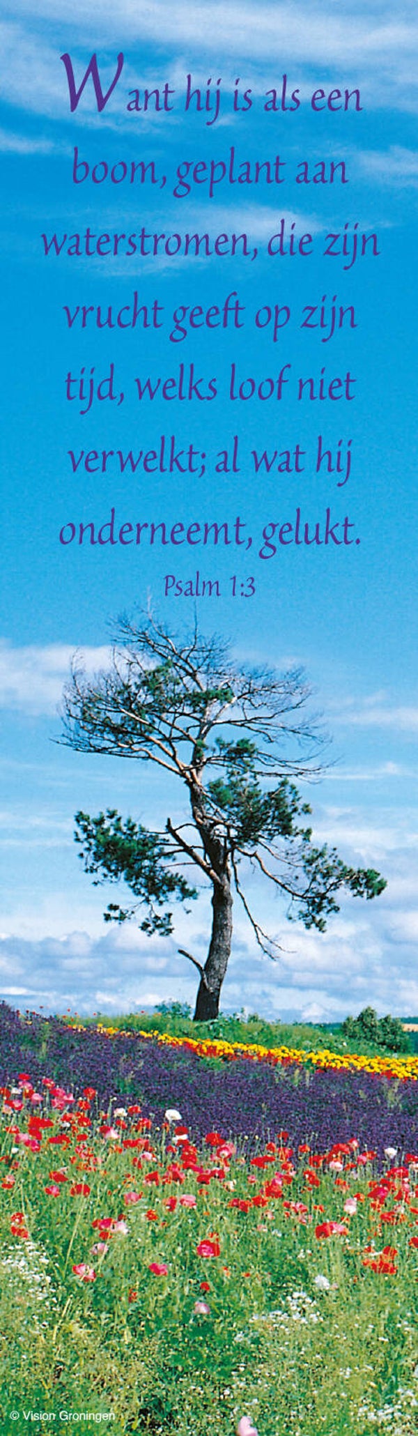 Boekenlegger BL60  -  Psalm 1:3