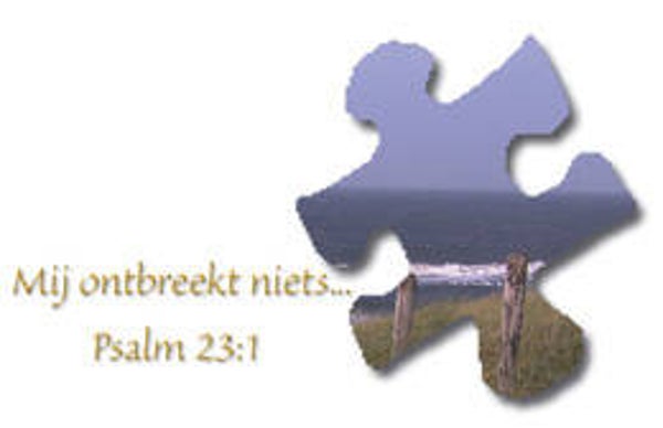 Bemoedigingskaartje CR33  -  Psalm 23:1