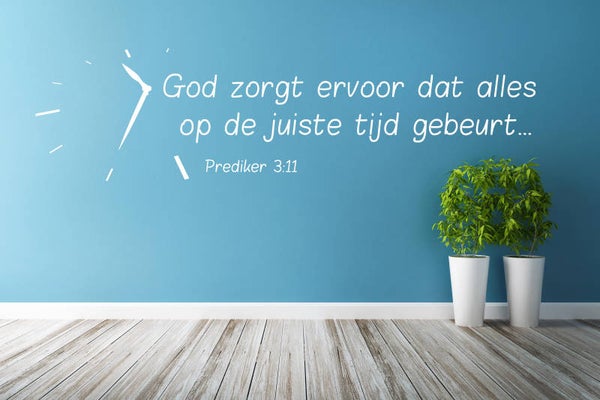 Muursticker 191109 - Prediker 3:11