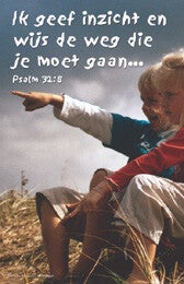 Bemoedigingskaartje CR34  -  Psalm 32:8