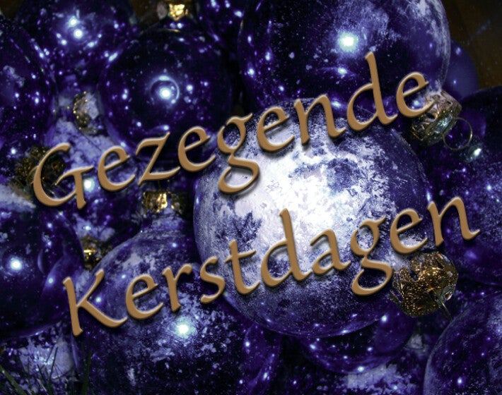 Kadokaartje KK47  -  Gezegende Kerstdagen